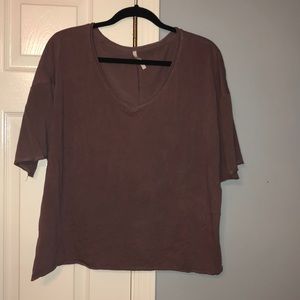 3/4 Length Sleeve V-Neck Blouse